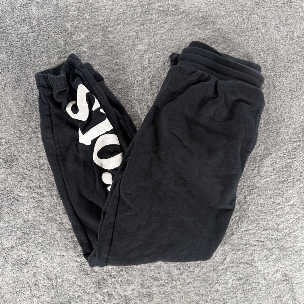 Carrots by Anwar Wordmark Sweatpants Men Medium Black Graphic Logo Joggers